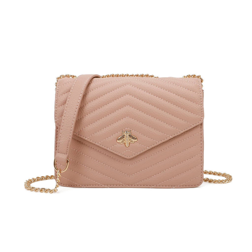 The Bel Bee - Quilted Chain Crossbody Bag