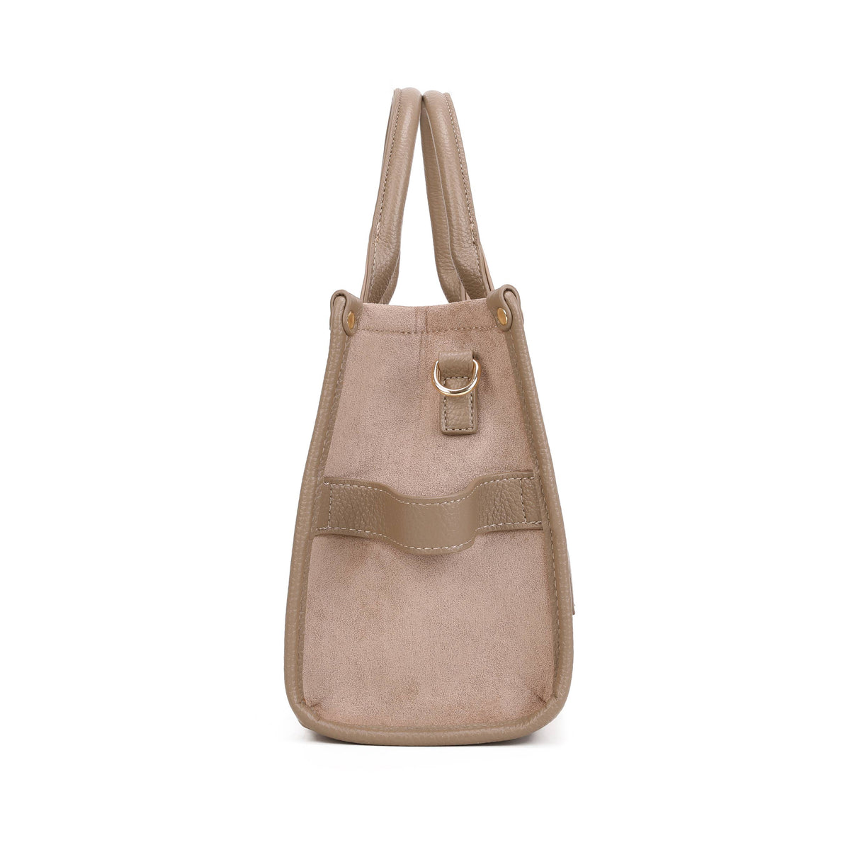 The Belvie Compact Suede Tote Bag
