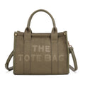 The Belvie Compact Suede Tote Bag