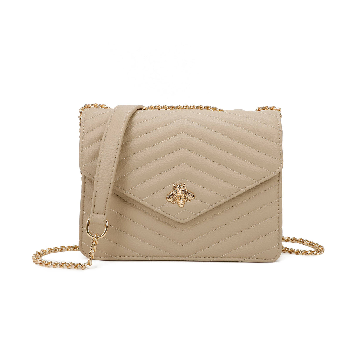 The Bel Bee - Quilted Chain Crossbody Bag