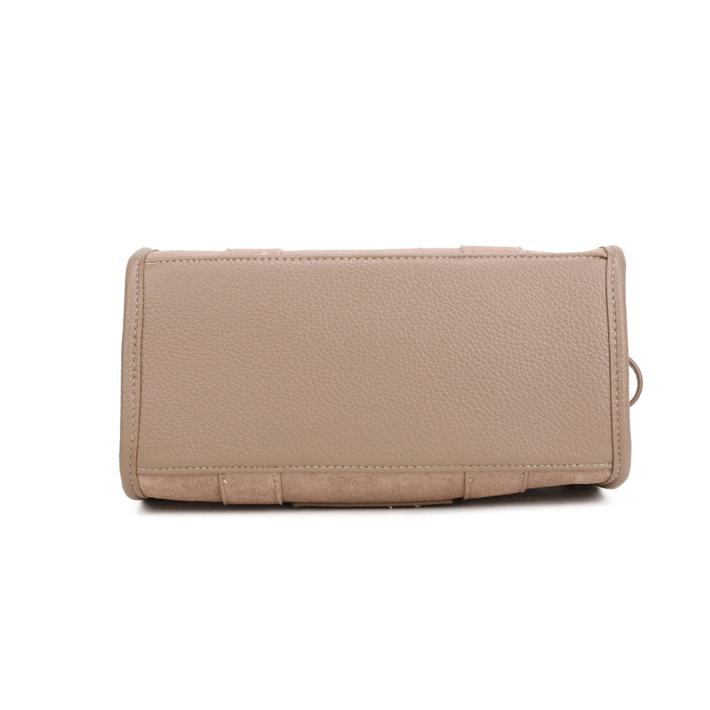 The Belvie Compact Suede Tote Bag