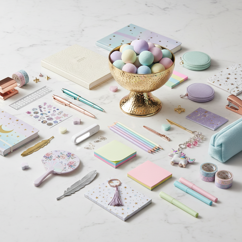 Belvie Rainbow Picks - With Sticky Notes & More Stationery