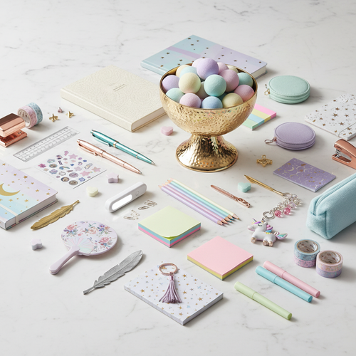 Belvie Rainbow Picks - With Sticky Notes & More Stationery