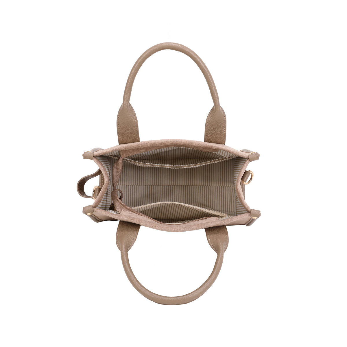 The Belvie Compact Suede Tote Bag