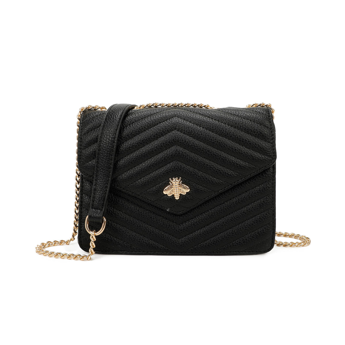 The Bel Bee - Quilted Chain Crossbody Bag