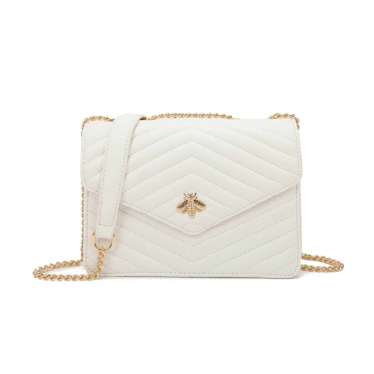 The Bel Bee - Quilted Chain Crossbody Bag